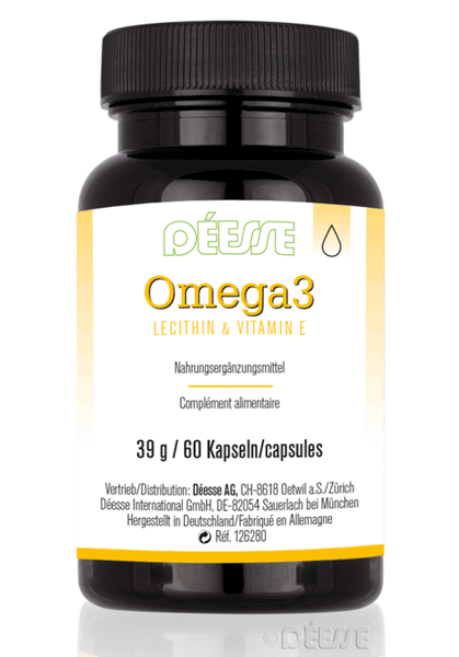 Omega 3 Lecithin & Vitamin E, 39 g / 60 Kapseln