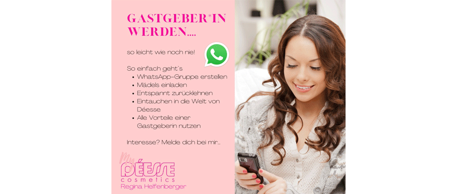 auch jetzt Gastgeberin werden und profitieren