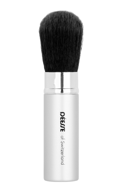 Puder-Blusher Pinsel silber matt