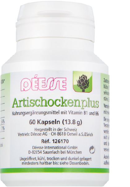 Artischocken plus, 60 Kapseln (13.8 g)
